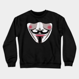 Anonymous Mask Crewneck Sweatshirt